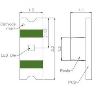 Image of IR emitter 940 nm 140 SMD