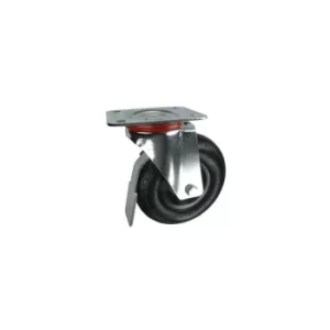 Image of Atlas Workholders Braked Swivel Plate 260MM Pneumatic Tyre