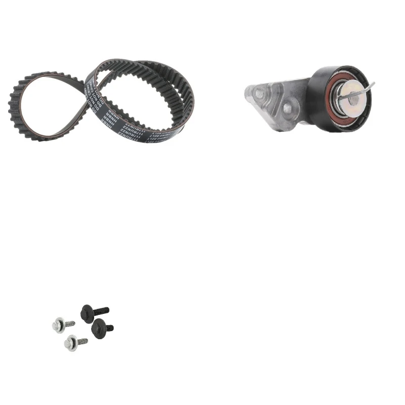 Image of RIDEX PLUS 307T0022P Timing belt kit Number of Teeth: 117, with camshaft screws Timing Belt Kit (307)
