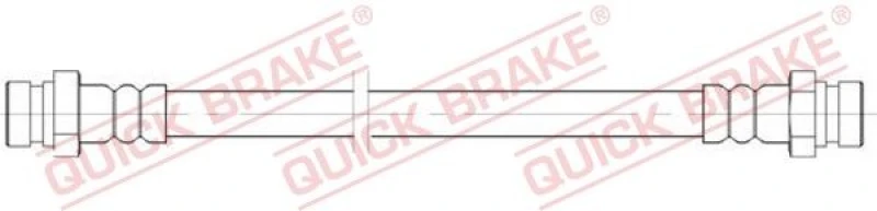 Image of QUICK BRAKE Brake hose QUICK BRAKE 25.067