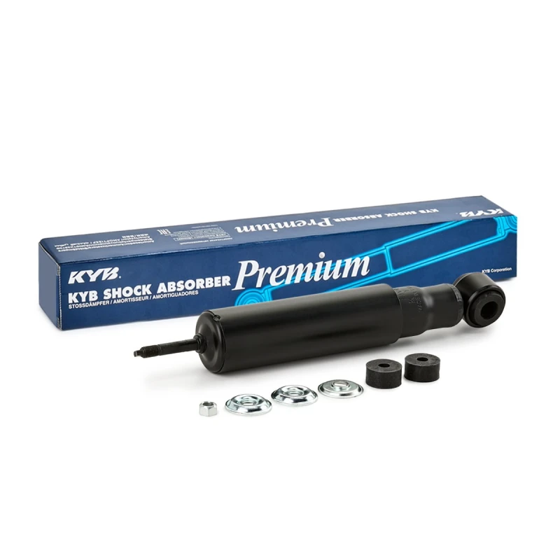 Image of KYB 444116 Shock absorber Rear Axle Left, Oil Pressure, Telescopic Shock Absorber, Bottom eye Shock Absorber (854)