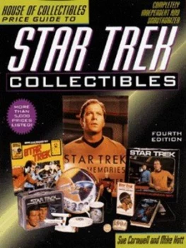 Image of House of Collectibles Price Guide to Star Trek Collectibles by Sue Cornwell and Mike Kott Book