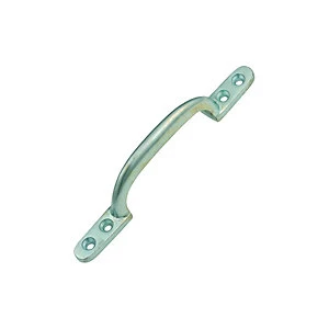 image of Wickes Bow Pull Door Handle - Zinc 150mm