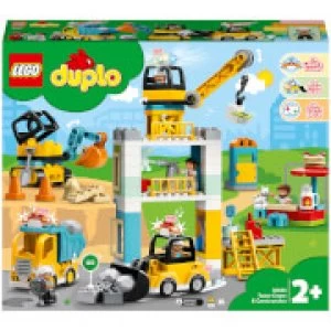 image of LEGO DUPLO Town: Tower Crane and Construction (10933)