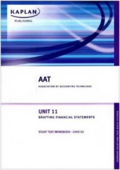 Image of Unit 11 Drafting Financial Statements - Study Text / Workbook Paperback