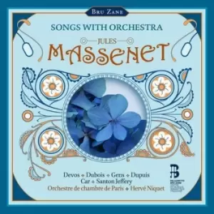 image of Jules Massenet Songs With Orchestra by Jules Massenet CD Album