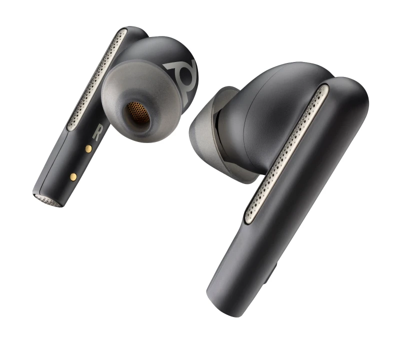 Image of HP Poly Voyager Free 60/60+ Microsoft Teams Certified Black Earbuds (2