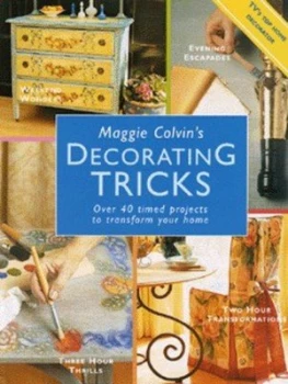 Image of Maggie Colvins Decorating Tricks by Margaret Colvin Hardback