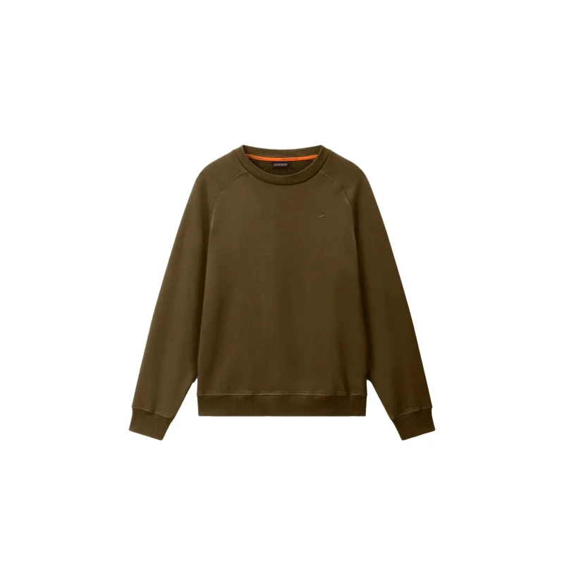 Image of Sweatshirt Napapijri French Terry Nedles Vert Male XS