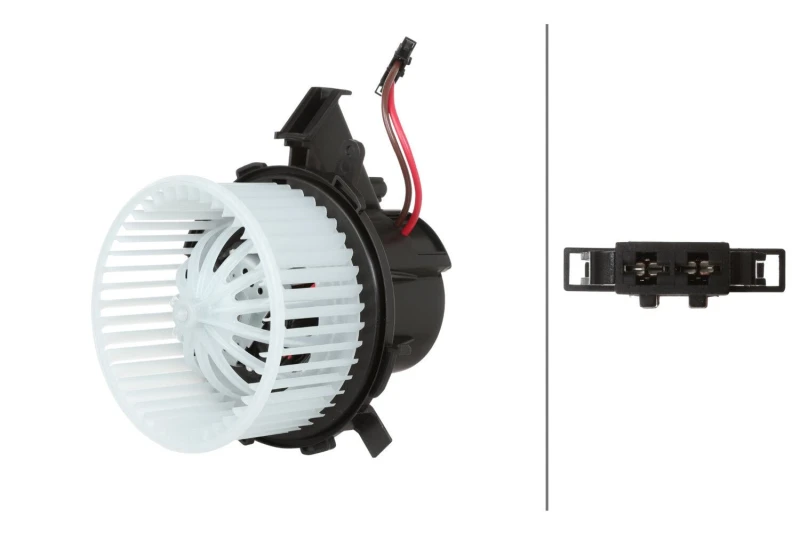 Image of HELLA Blower motor HELLA 8EW 366 400-321