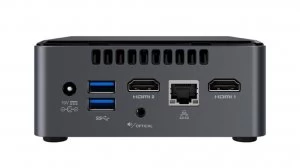 Image of Intel NUC BOXNUC7PJYH3 PC/workstation barebone J5005 1.5 GHz UCFF Black BGA 1090
