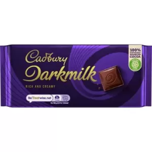 Image of Cadbury Darkmilk Hazelnut Chocolate Bar 85g