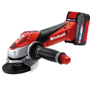 image of Einhell Power-X-Change 18V Cordless 115mm Angle Grinder with 1 x 3.0AH Li-Ion Battery