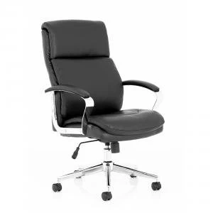 image of Trexus Tunis Executive Chair Bonded Leather Black Ref EX000210