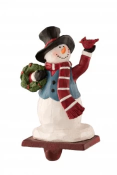 image of Aynsley Top Hat Snowman Stocking Holder