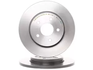 Image of PAIR PAINTED BREMBO BRAKE DISCS 08.9734.11