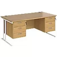 image of Dams International Desk MC16P33WHO 1,600 x 800 x 725 mm