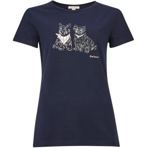 Image of Barbour Womens Highlands Tee Navy 10