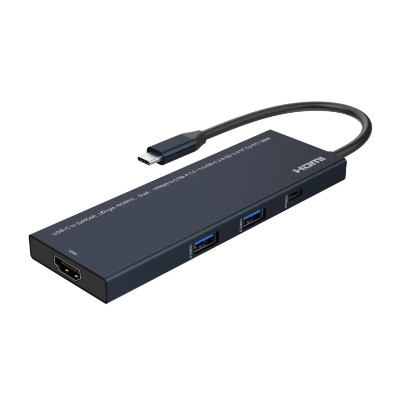 Image of Microconnect USB3.1CCOM18 laptop dock/port replicator Wired Black