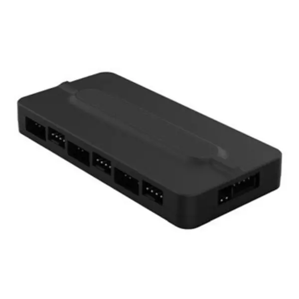 Image of Vida 6-Port PWM ARGB Fan Hub SATA Powered 3-pin Power w/ PWM 4-pin