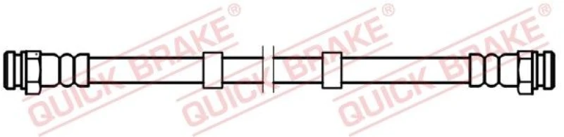 Image of QUICK BRAKE Brake hose QUICK BRAKE 22.205