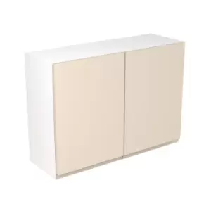 Image of KitchenKIT J-Pull Handleless 100cm Wall Unit - Matt Cashmere