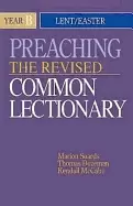 Image of preaching the revised common lectionary year b lent easter soards marion do