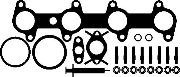 Image of ELRING Mounting Kit, charger OPEL,VAUXHALL 715.730 7258140001,7400800002,7550420001 7550420002,7553730001,7678350001,7678355001S,93178697,93183681