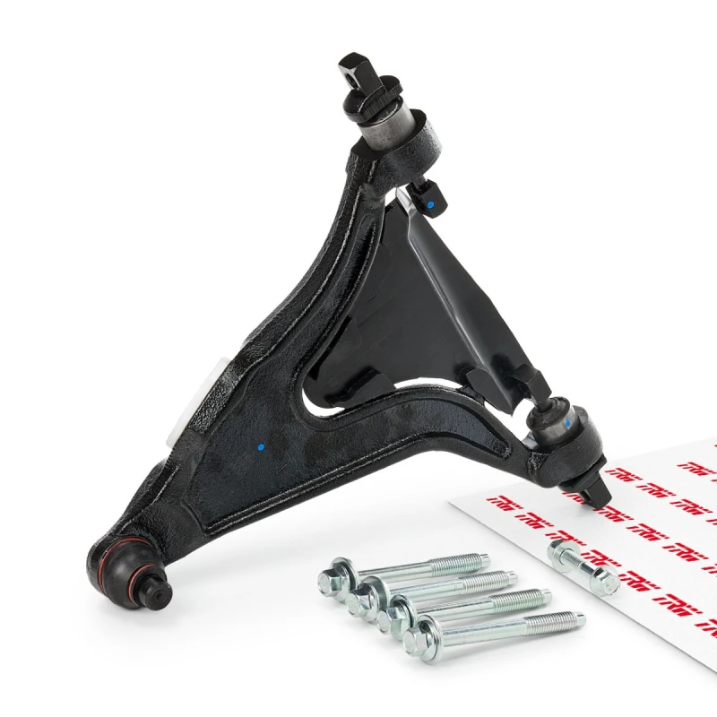Image of TRW JTC1065 Suspension arm Control Arm, Steel, Left, with rubber mount Steel Track Control Arm (273)