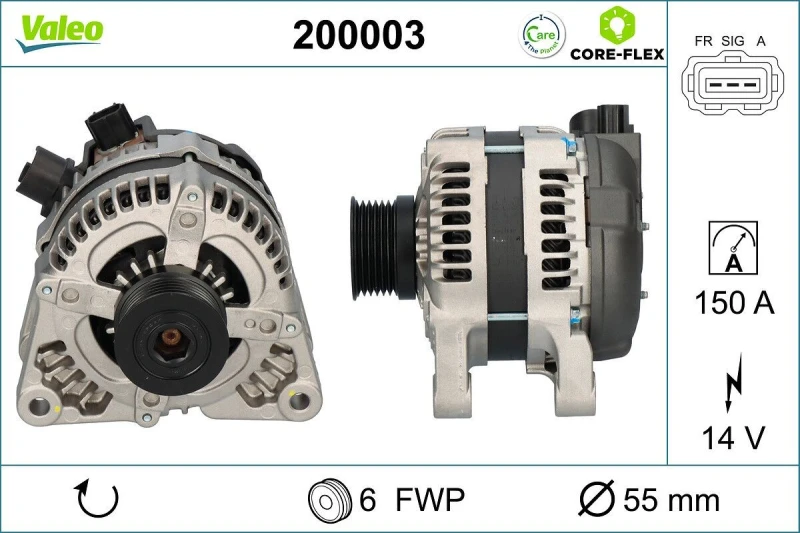 Image of Alternator VALEO 200003