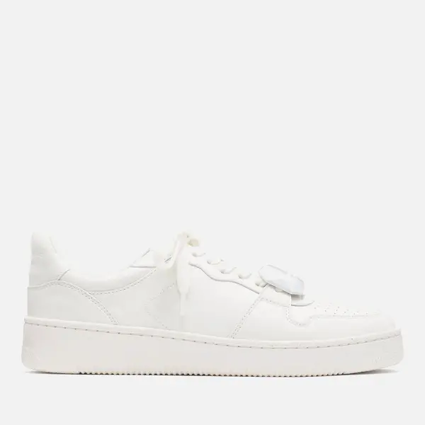 Image of Kate Spade Womens New York Bolt Leather Trainers - UK 8 White Trainers female KB787 8