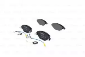 Image of Bosch 0986424582 BP328 Brake Pad Set Disc Brake Front Axle