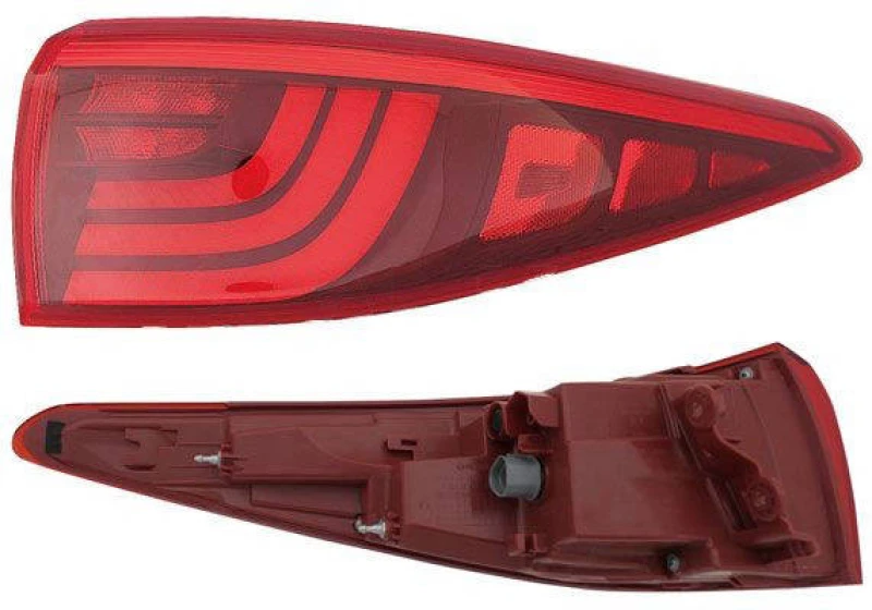 Image of ALKAR 2244655 Rear light without bulb holder, Right, LED Combination Rearlight (391)