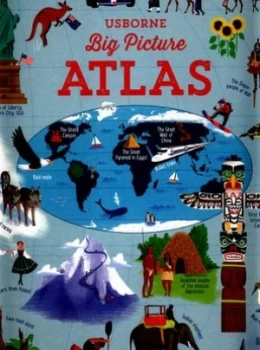 Image of Usborne Big Picture Atlas by Emily Bone Hardback