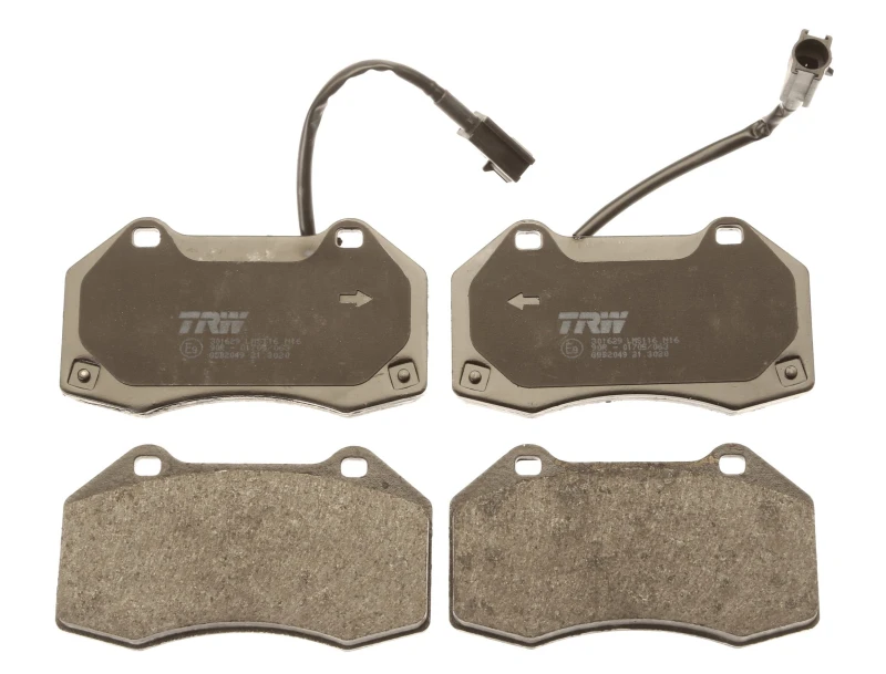 Image of TRW GDB2049 Brake pad set incl. wear warning contact Brake Pad Set,disc brake (402)