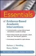 Image of Essentials of Evidence-Based Academic by Barbara J. Wendling