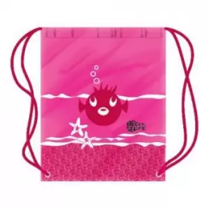 image of Beco Sealife Drawstring Bag (One Size) (Pink/White)