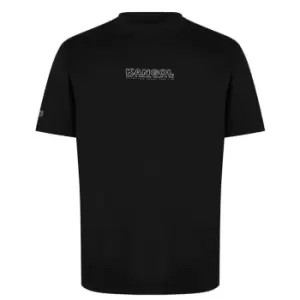 Image of Kangol Back Logo T Shirt Mens - Black