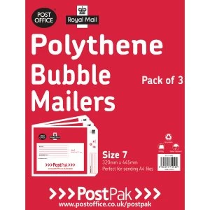 Image of Polythene Size 7 Bubble Mailer Pack of 13 101 3492