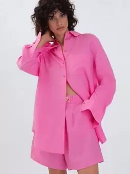 Image of Aligne Farley Oversized Organic Linen Shirt