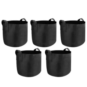 Plant Grow Bags 5 Gallon - Set of 5 M&amp;W