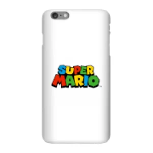 image of Nintendo Super Mario Colour Logo Phone Case - iPhone 6 Plus - Snap Case - Gloss