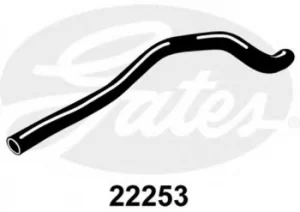 Image of Curved Radiator Hose 640mm X 30 Gates 22253