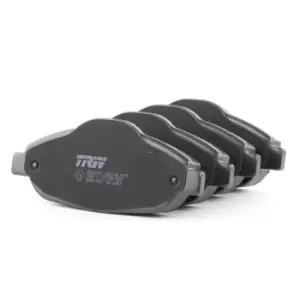 Image of TRW Brake pad set PEUGEOT GDB1761 1613259380,1609253080,1613259380 1617270080,1647862780,425393,425426