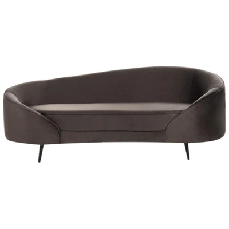 Image of Beliani Sofa 2 Seater Savar Velvet Dark Brown