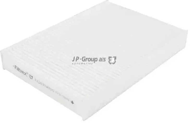 Image of JP GROUP 1128104800 Pollen filter JP Particulate Filter Filter,interior air (424)