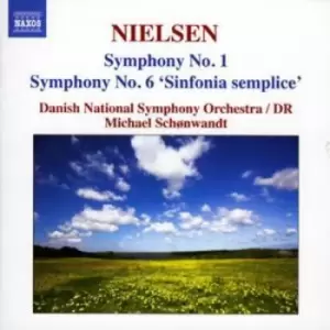 Image of Carl Nielsen - Symphonies Nos. 1 and 6 (Schonwandt, Danish Nso) CD Album - Used