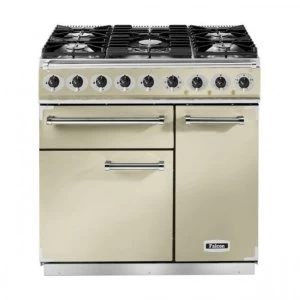 Image of Falcon 77050 F900DXDFCR-CM 90cm Deluxe Dual Fuel Range Cooker - Cream-C
