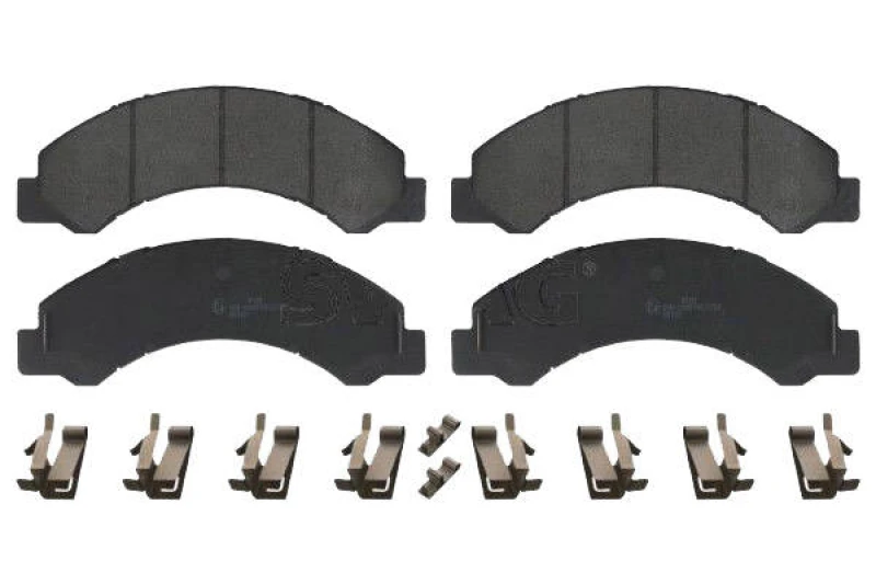 Image of SWAG 33 10 6515 Brake pad set with acoustic wear warning Brake Pad Set,disc brake (402)