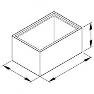 Image of Module casing 40 x 40 x 20 Acrylonitrile butadiene styrene Bla
